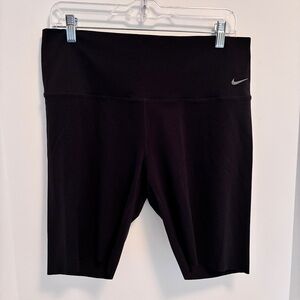 Nike Women's Zenvy Dri-FIT High Waisted 8" Biker Shorts Black Size XL